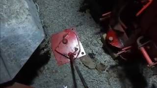 Gravely sector steering gear box removal early 800 and 400s [upl. by Alexandr]