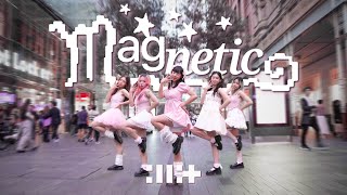 KPOP IN PUBLICONE TAKE ILLIT 아일릿 quotMagneticquot Dance Cover by CRIMSON 🥀  Australia [upl. by Cookie384]