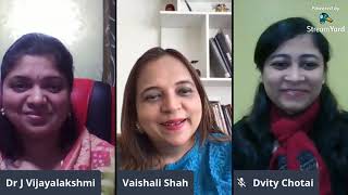 Weekend Conversation with Dr Vaishali Shah [upl. by Ahsinned]