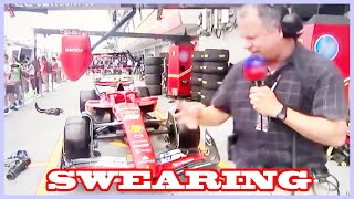 Sky Sports F1 reporter Ted Kravitz forced to issue apology after swearing live on TV [upl. by Adamsen]