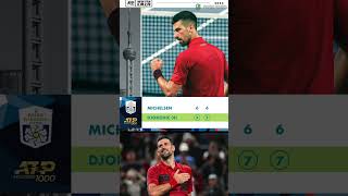 DJOKOVIC SHOWS OFF DOMINANCE AT SHANGHAI MASTERS novakdjokovic shanghaimasters alexmichelsen [upl. by Darlene]