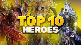 TOP 10 HEROES in WATCHER OF REALMS 2024 Update [upl. by Krueger]