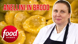 MichelinStarred Chef Angela Hartnett Makes An Authentic Anellini In Brodo  My Greatest Dishes [upl. by Vladi805]