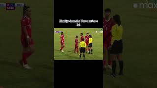 Red card for rekha paudel😢😢SAFFchampionship2foryou football siuu rekha nepal nepalironaldo [upl. by Iram]