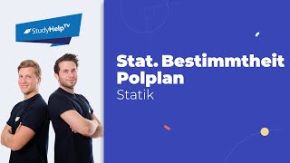 Statische Bestimmtheit  Polplan Technische Mechanik StudyHelp [upl. by Ahsenhoj]