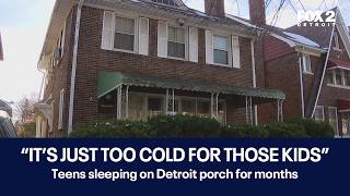 Detroit teens have been living on porch for months [upl. by Lolande]