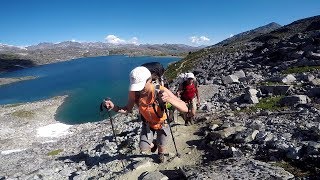 Chilkoot Trail 3 day hike Dyea Alaska  Bennett Lake Canada biker jack bikerjack [upl. by Ylerebmik908]