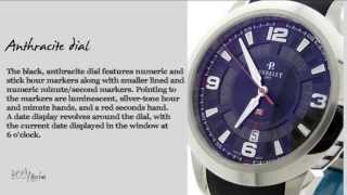 Perrelet 3 Hands A50071 Titanium Automatic Date Watch [upl. by Cassey]