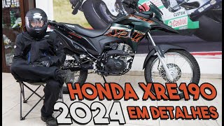 HONDA XRE 190 ADV 2024 EM DETALHES [upl. by Ttnerb630]