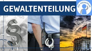 Gewaltenteilung  Legislative Exekutive amp Judikative einfach erklärt  Politik  Demokratie [upl. by Adnarahs785]