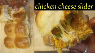 CHICKEN CHEESE SLIDERS RECIPE BY ZAKIYA KI RECIPE [upl. by Annailuj22]