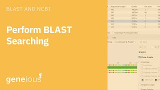 BLAST Searching with Geneious Prime [upl. by Carlen]