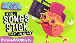 Why Do Songs Get Stuck In Our Head  COLOSSAL QUESTIONS [upl. by Arotak]