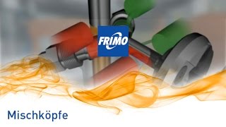 FRIMO  PUR Verarbeitung  Mischköpfe Mixing head [upl. by Odrautse]