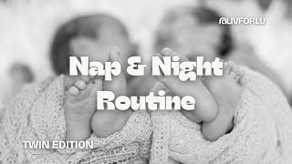 NAP amp NIGHT ROUTINE  TWIN EDITION  03 M  36 M  6 M [upl. by O'Doneven636]