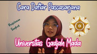 CARA DAFTAR PASCASARJANA UGM [upl. by Bohs]