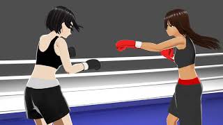 【Blender】My Favorite Ragdoll Knockout reference矢代義光 vs 羅相賛 [upl. by Merp]