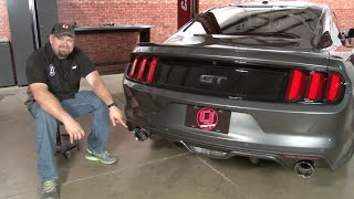 20152017 Mustang GT MagnaFlow Competition Series CatBack Installation [upl. by Leile]