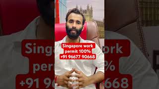 Singapore work permit 2024  Singapore work visa 2 years [upl. by Mirelle578]