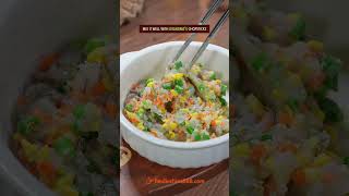 EASY FRIED MINCED SHRIMP WITH SEAWEED RECIPE recipe cooking chinesefood shrimp seaweed seafood [upl. by Ahsinyar766]