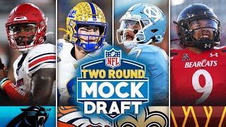 NFL Mock Draft 40  TWO FULL ROUNDS  More Fantasy Sleepers Headed to Contenders 2022 [upl. by Spanos]