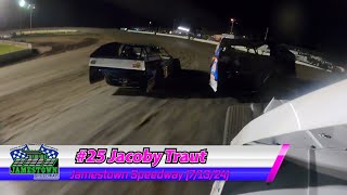 25 Jacoby Traut IMCA Modified OnBoard  Jamestown 71324 [upl. by Suilienroc]