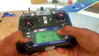 Flysky FS i6 Elevons Setup How to mix Two Servos channels of RC Plane or RC Flying Wings [upl. by Lenej]