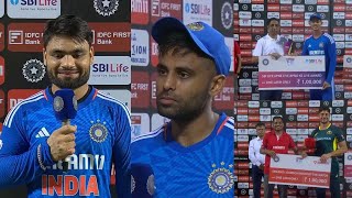 India Vs Australia 2nd T20 Presentation Ceremony  Ind Vs Aus Post Match Presentation T20 [upl. by Janaye49]