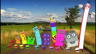 Numberblocks ASMR  Looking For Numberblocks Alphablocks in Rainbow Waterfall supreme Ffascinating [upl. by Ytissac197]