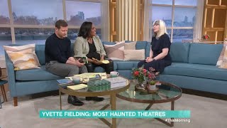 Yvette Fielding talks Most Haunted Theatres on This Morning [upl. by Marcile53]