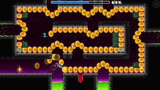 Dash but 1000 Coins  Geometry Dash 22 [upl. by Angle]