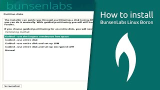 How to install BunsenLabs Linux Boron [upl. by Assyram]