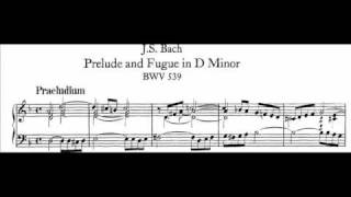 JS Bach  BWV 539  Praeludium dmoll  D minor [upl. by Rudman]