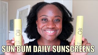 SUN BUM DAILY SUNSCREEN MOISTURIZER amp FACE MIST SPF 30  REVIEW ON OILY ACNE PRONE SKIN [upl. by Lemej]