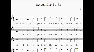 Exsultate Jusi  Lodovico da Viadana  Bass part [upl. by Nahtad]