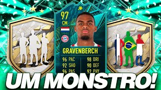 FIFA 22  🔥 GRAVENBERCH MOMENTS É UM MONSTRO  PLAYER PICK ICON MOMENTS 93 DE NAÇÃO  LINKER [upl. by Ondine]