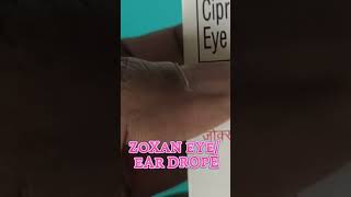 Zoxan EyeEar Drops Uses in hindi eyes eyedrops drops [upl. by Peedus470]