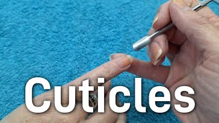 Cuticle Care  How To Remove Cuticles [upl. by Enala]