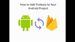 How to add Firebase to an android project [upl. by Nichol]