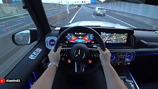 The New Mercedes G63 AMG Facelift 2025 Test Drive  Drag Race [upl. by Atillertse]