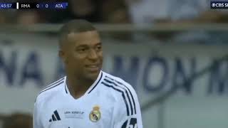 REAL MADRID vs ATALANTA  2  0 highlights and all goals UEFA Super cup 2024  Mbappe goal 2 [upl. by Giselbert]