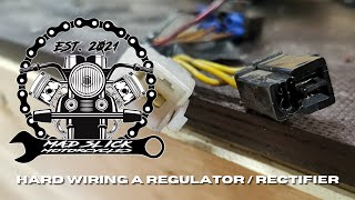 HOW TO  Hard Wire a Regulator  Rectifier [upl. by Narine]