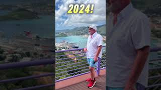 Skyride to Paradise Point in St Thomas POV [upl. by Norraj]