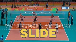 Volleyball Attack Names  The quotSlidequot [upl. by Rie221]