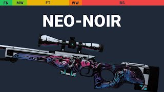 AWP NeoNoir  Skin Float And Wear Preview [upl. by Illa]