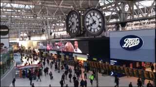 London walks  Waterloo to the Shard hotel [upl. by Jansson]