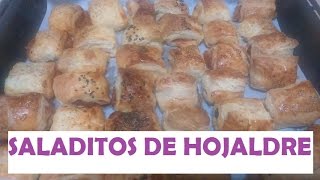 SALADITOS DE HOJALDRE  Muy fácil [upl. by Llehcram]