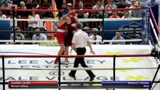 Haringey Box Cup Live Finals  Frankie Cleary v Bradley Strand [upl. by Earazed]