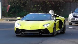 Supercars in Alderley Edge November 2023 Aventador x2 Testarossa GT3 RS 720s spider [upl. by Putnem775]