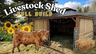 Transforming a metal gazebo into a dreamy livestock shed FULL BUILD [upl. by Candyce]